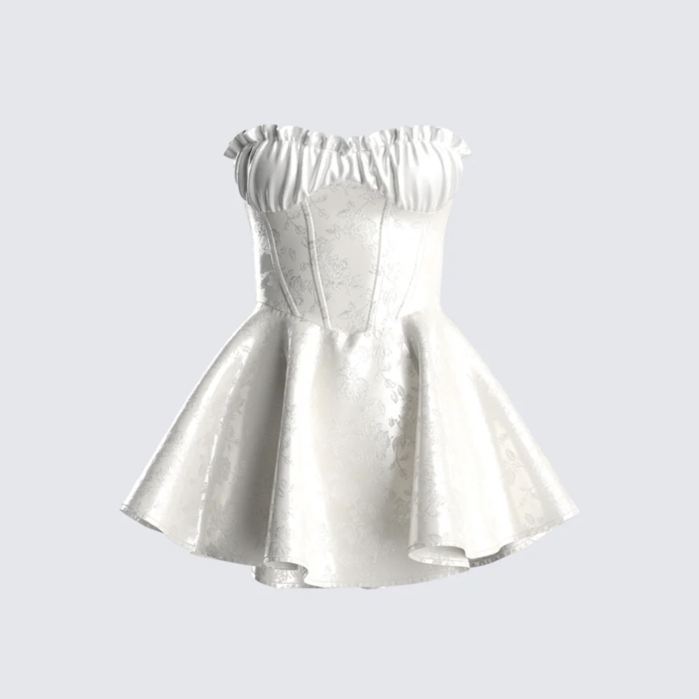 Connie White Mini Dress